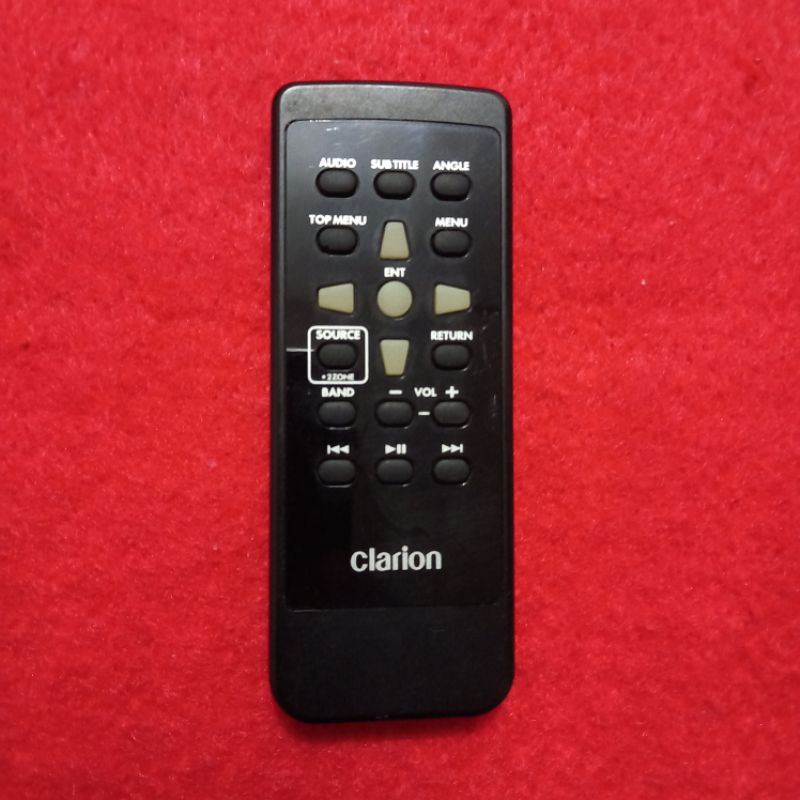 Remote Tape Mobil CLARION Head Unit Original Asli . RCB - 198 .
