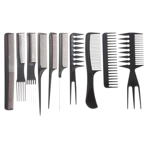 Paket Sisir 10 in 1 Rambut Pria Wanita Hair Comb Salon Anti Rontok Kusut