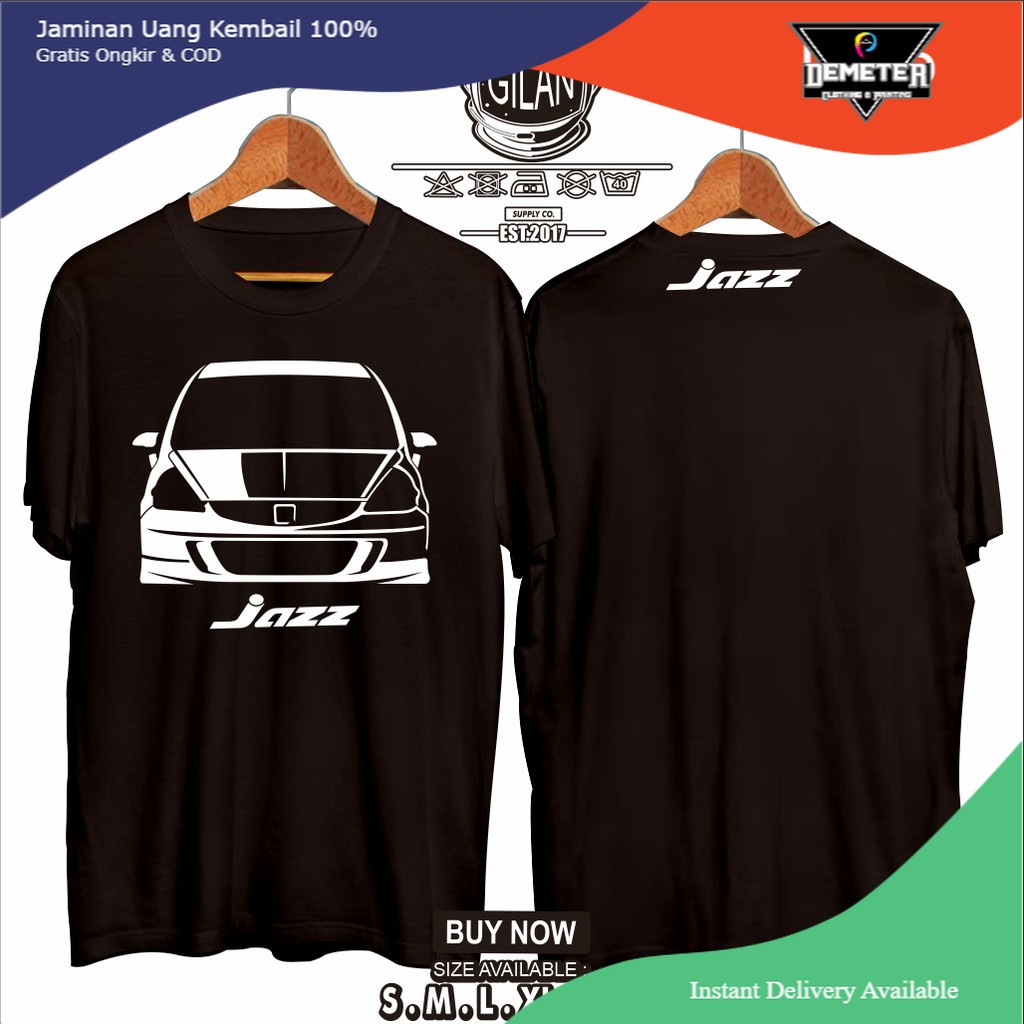 KAOS BAJU MOBIL HONDA JAZZ GD3 GD 3 KAOS OTOMOTIF - Demeter.Cloth