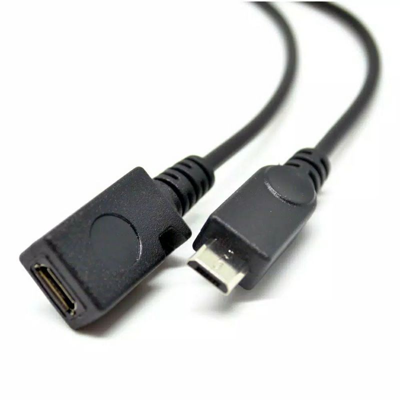 Kabel Micro OTG Y USB HP to USB Female untuk Membaca Hard Disk External