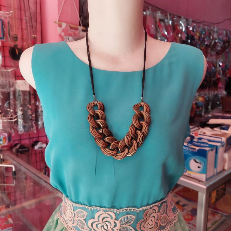 Kalung Etnik Aksesoris Kalung Perempuan Kalung Hijab Tali Panjang Kalung Pesta