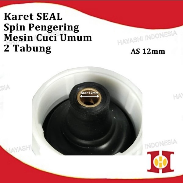 Seal Spin Sil Karet Dinamo Pengering Mesin Cuci Tabung AS 12 14 16 MM