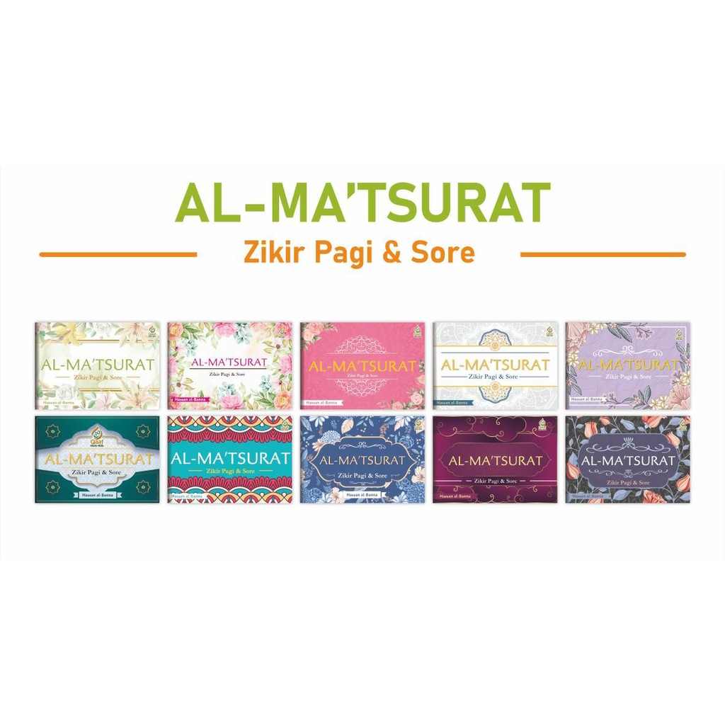 Dzikir Pagi Sore Al Masurat - ukuran saku - edisi Elegan - Souvenir Pernikahan Islami