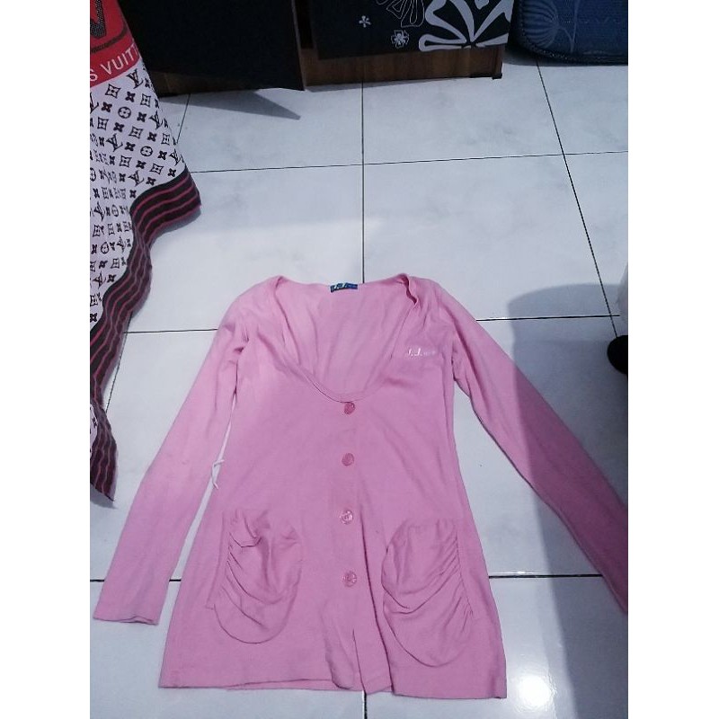 outer/ jaket pink (preloved)