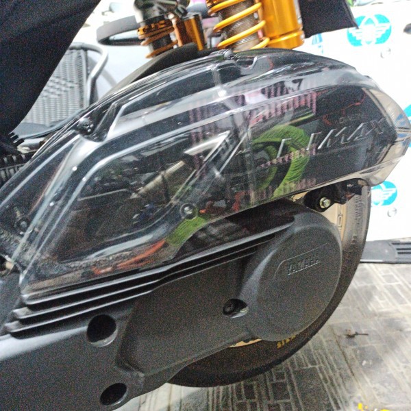 Cover Tutup Hawa Transparan Aksesoris Variasi Yamaha New Nmax 2021 NEMO Smoke Transparent