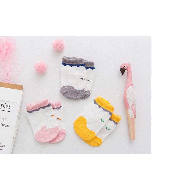 Murmerofficial R149 KAOS KAKI BAYI KOREA KAOSKAKI ANTI SLIP BAYI 3D CUTE ANIMAL BREATHABLE NYAMAN