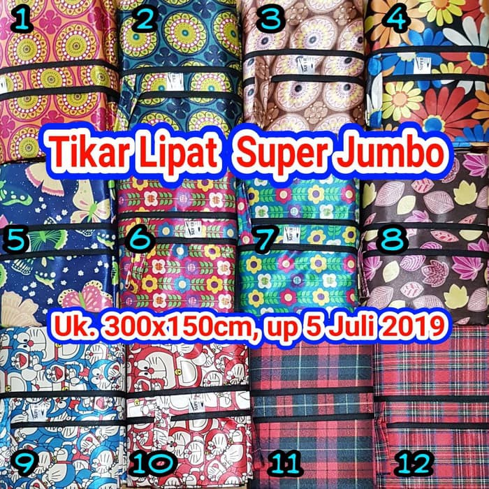 Tikar Lipat Microsatin/Tikar Jumbo 300*150/ Tikar waterproof