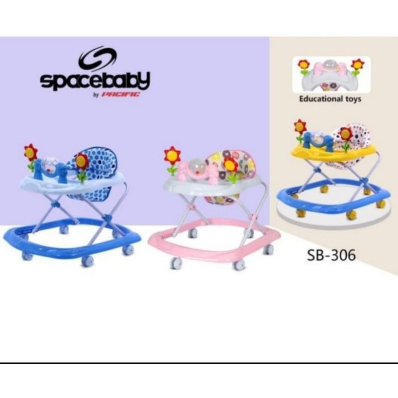 baby walker merk pacific space baby