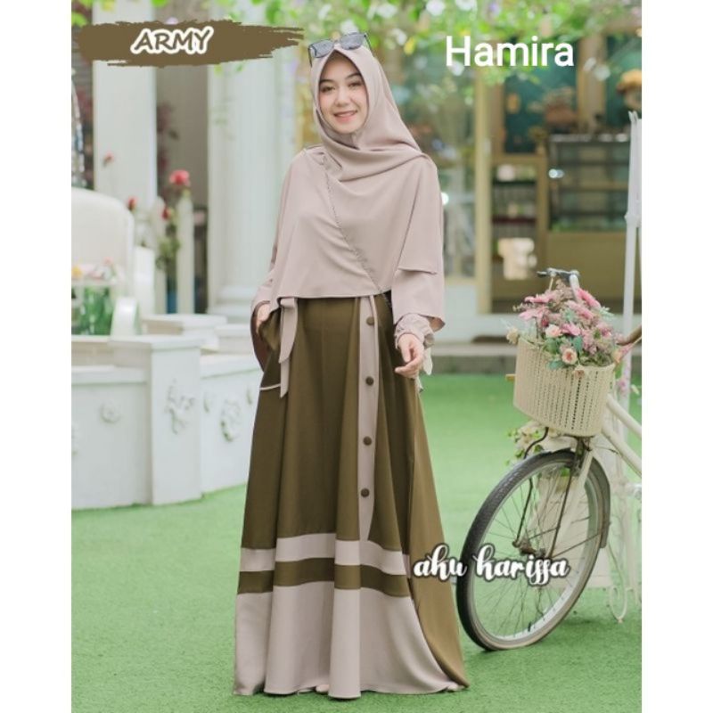 Gamis syar'i model terbaru HAMIRA