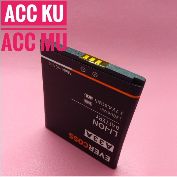 BATRE BATTERY BATERAI EVERCOSS A33A ORIGINAL 99