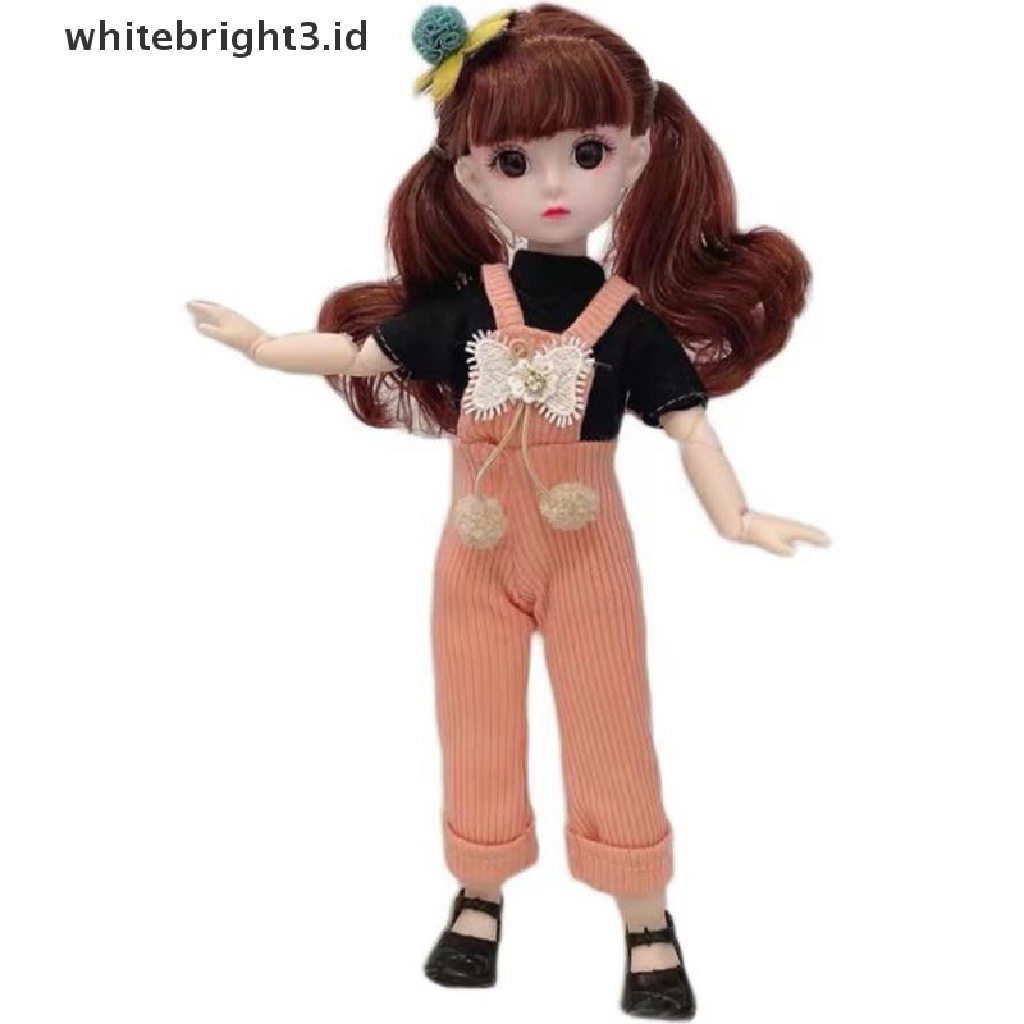 (whitebright3.id) Mainan Dress Princess Boneka BJD 30cm 1 / 6 DIY Untuk Hadiah Anak Perempuan