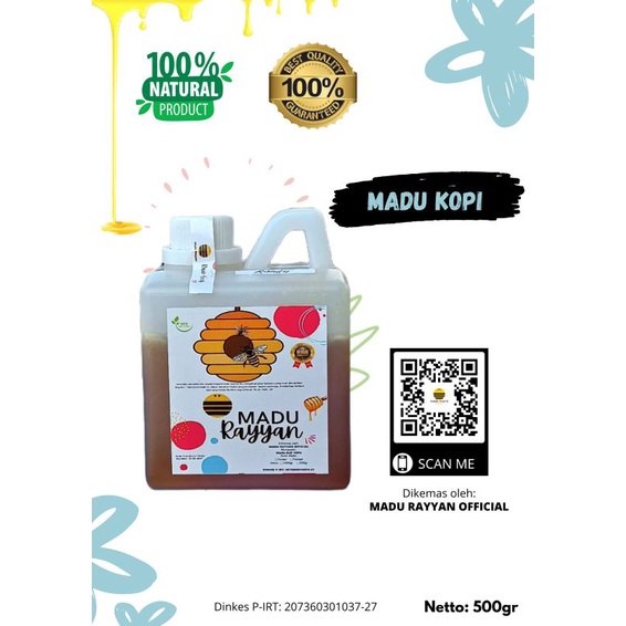 Madu Nektar Bunga Kopi Pure Honey  500gr