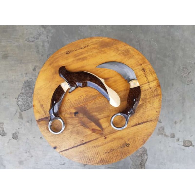 BAYAR DI TEMPAT  KARAMBIT KERAMBIT TAJAM MINANG / karambit aren baja kopi elang fulltang murmerr ter