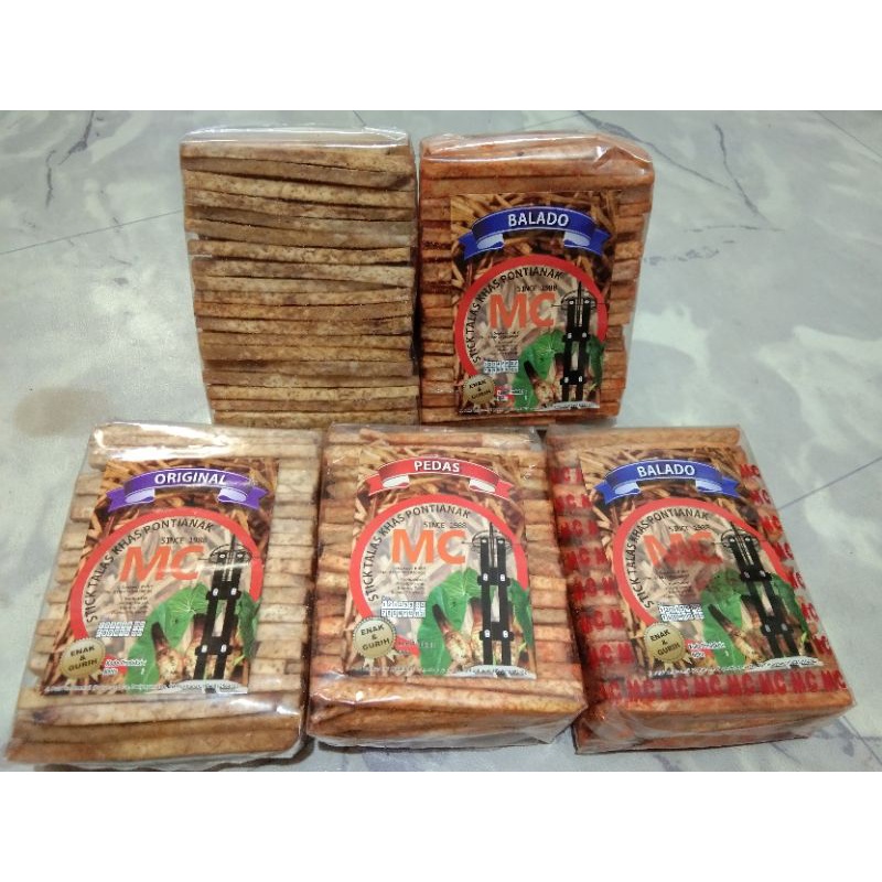 

Stick Talas MC Khas Pontianak (±150g) Stik Talas / Keripik Keladi / Keripik Talas / Kripik Talas Kalbar / Oleh oleh Khas Pontianak