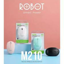 Mouse Wireless ROBOT M210 2.4GHz FREE MOUSEPAD