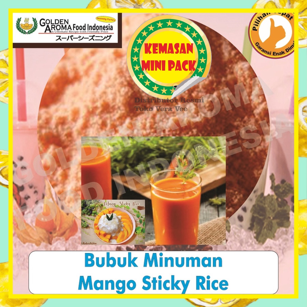 

Bubuk Minuman Rasa Mango Sticky Rice 50Gr Minuman Powder Mango Sticky Rice Bisa Kiloan Drinking Powder Kekinian Boba Aneka Instan Murah Enak Terbaik Halal Premium Distributor Toko Bukan 100Gr 100 Gram Javaland Verlin Plain