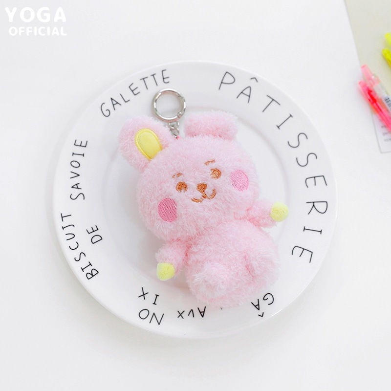 1pc Gantungan Kunci Boneka Plush BT21 Cooky Mang Chimmy Mini Gaya Korea