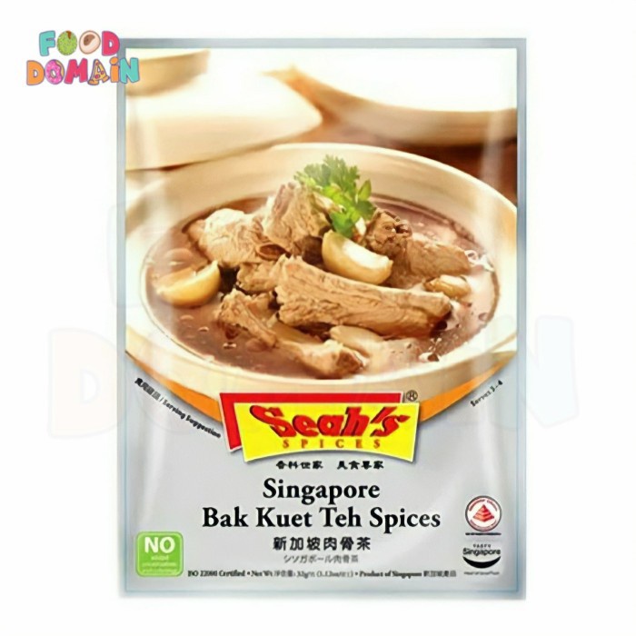 

Seah 's Singapore Bak Kuet Teh Spices - 32gr - Bumbu Bak Kut Teh