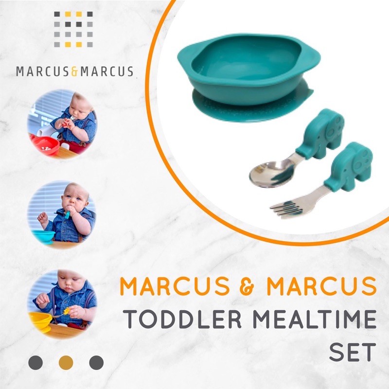 MARCUS &amp; MARCUS Toddler Mealtime Set - Perlengakpan Mpasi anak