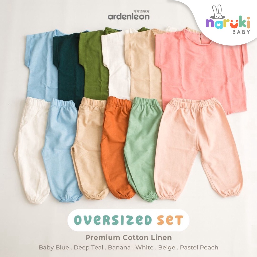 Ardenleon Oversized SET Kids Arden Leon Setelan Kasual Anak