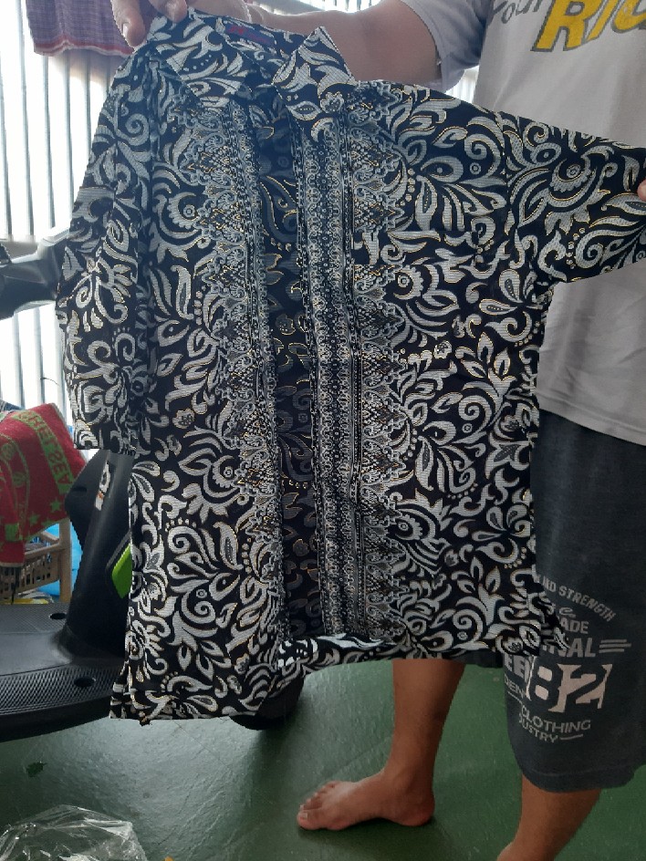 Real Pict • Hem Anak / Kemeja Anak / Kemeja Batik Anak Sd