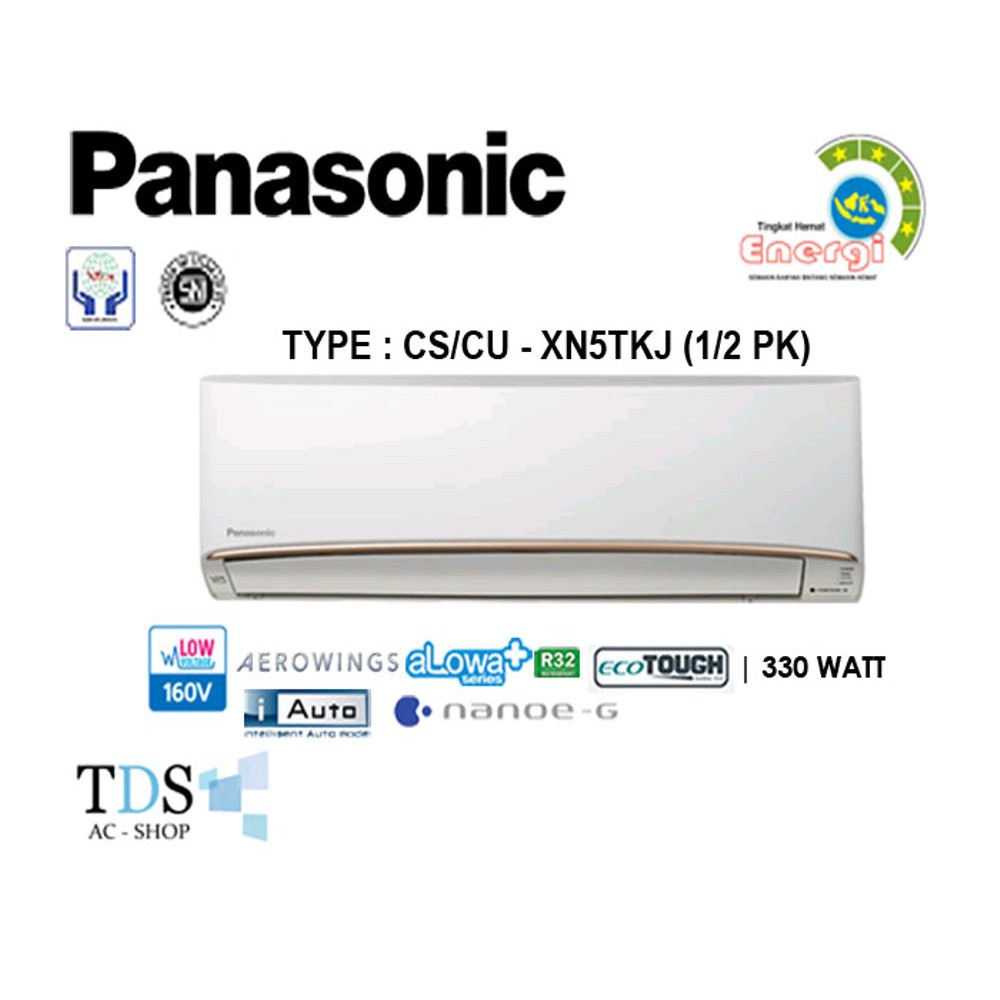 Baru Ac Panasonic Cs Xn5tkj Deluxe Alowa 0 5 Pk R32 Limited Shopee Indonesia 