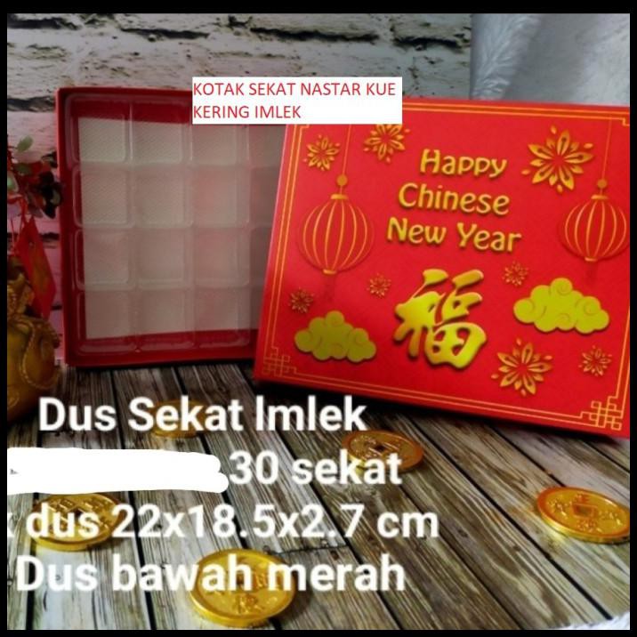 

Kotak Kardus Box Sekat Mika Nastar Taiwan Nanas Imlek 30 Lubang