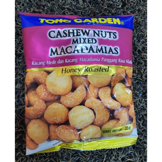 

TONG GARDEN Cashew Nuts Mixed Macadamias Honey Roasted 35gr