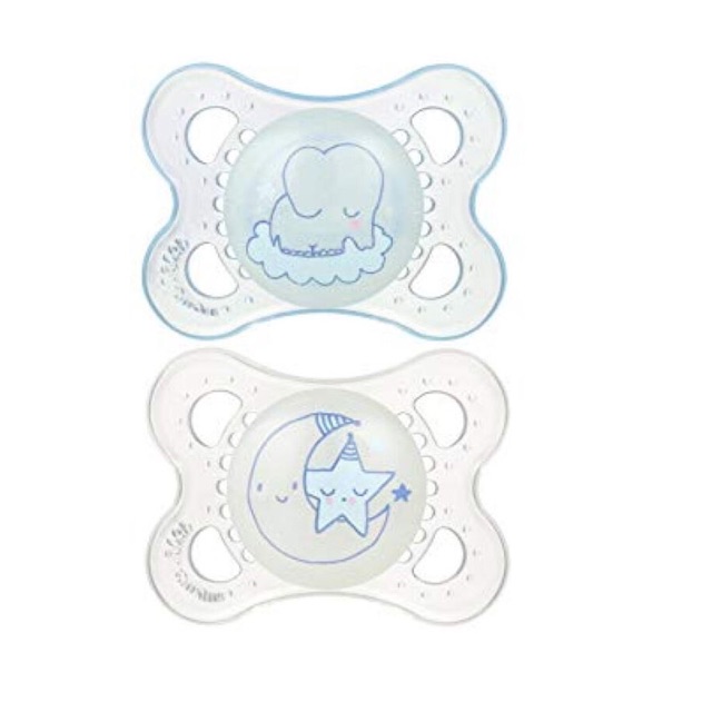 Mam Pacifier NIGHT / AIR / ORIGINAL 0+ / 6+ Empeng Soother Orthodontic Free Steriliser Box BPA Free