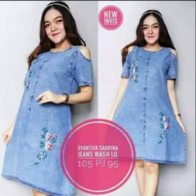 Dress jeans dewasa komb bordir