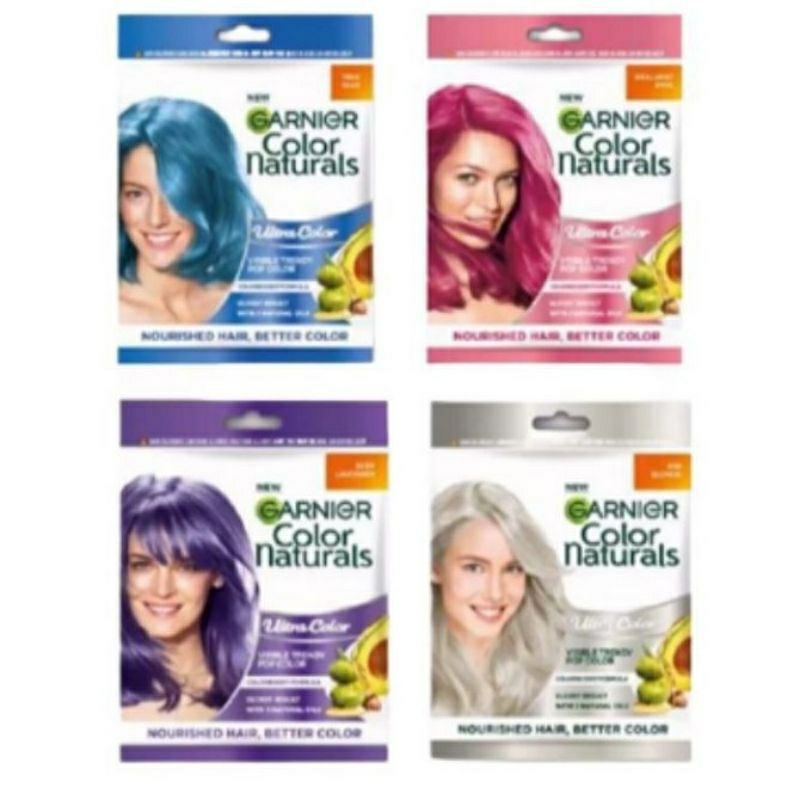 Garnier hair colour sachet pastel series