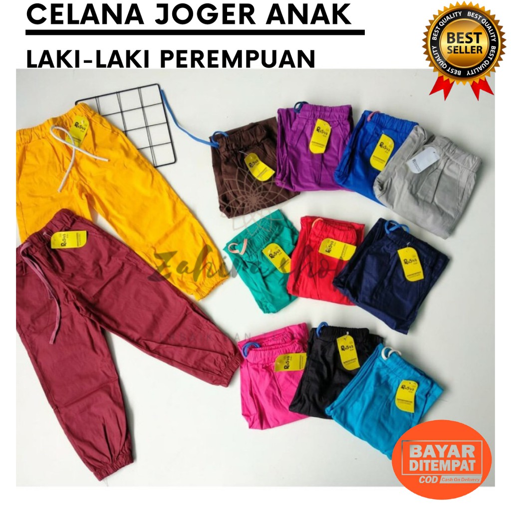 Celana Joger Anak/Celana Joger Anak Laki Laki/Joger/Celana Joger Anak Perempuan/Celana Jogger