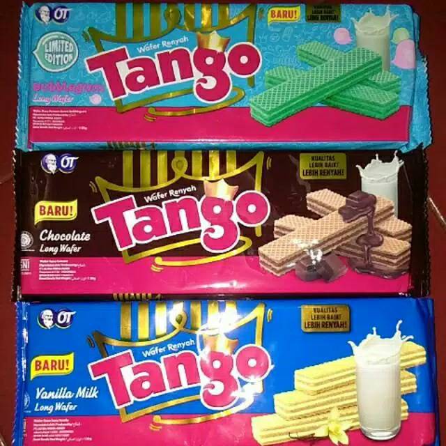 

Wafer Tango 130gr/ paket isi 3 bks