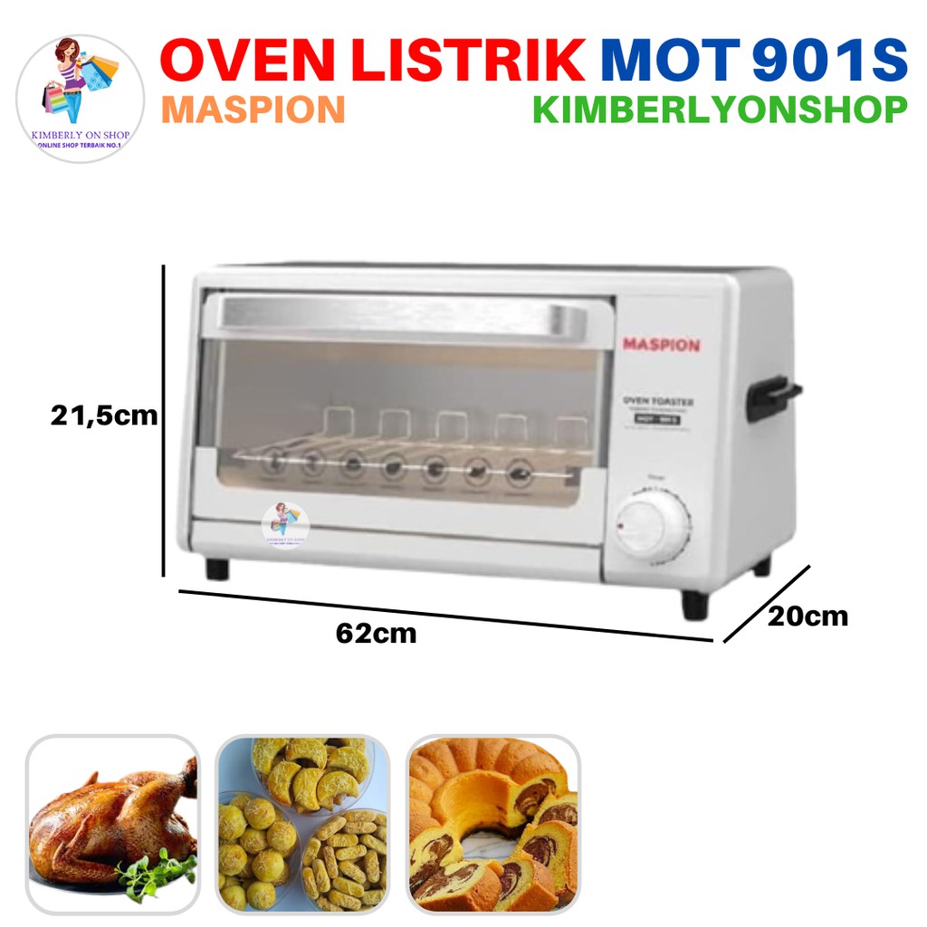 Oven Listrik Toaster Listrik 9 Liter MOT 901S Maspion