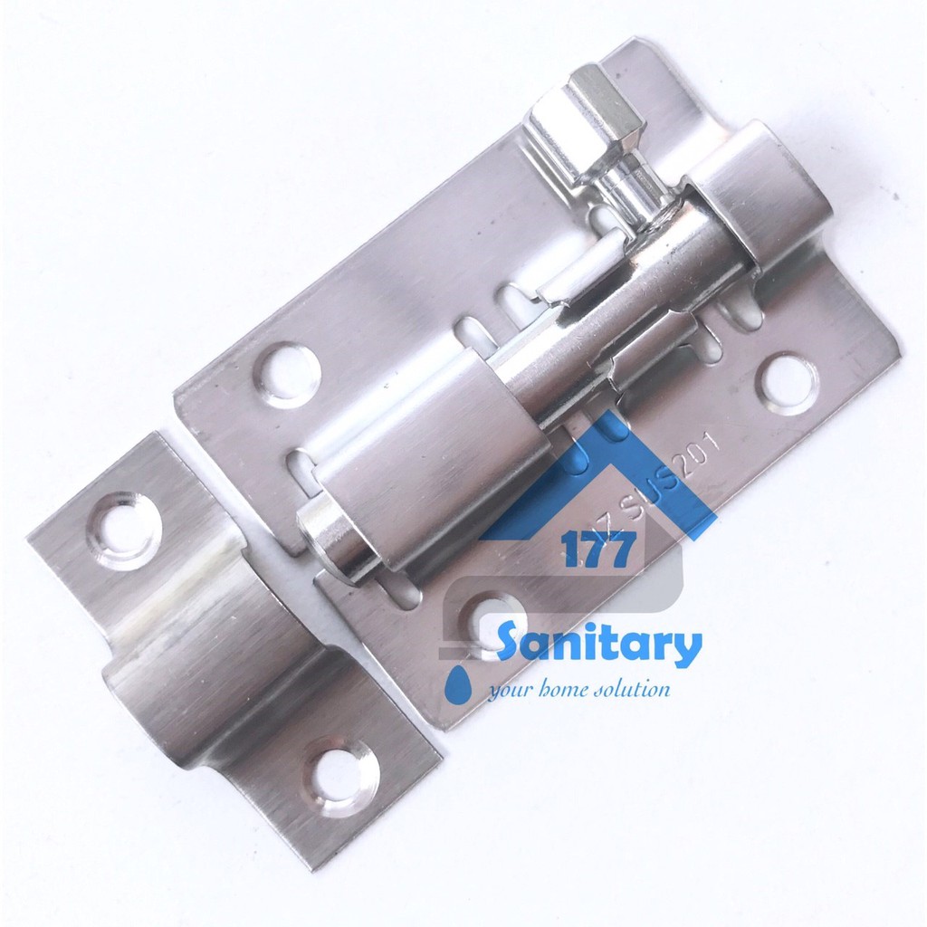 Grendel pintu 2 inch STAINLESS murah mumer 2ST-grender pintu slot pintu selop stenlis selot door /i23