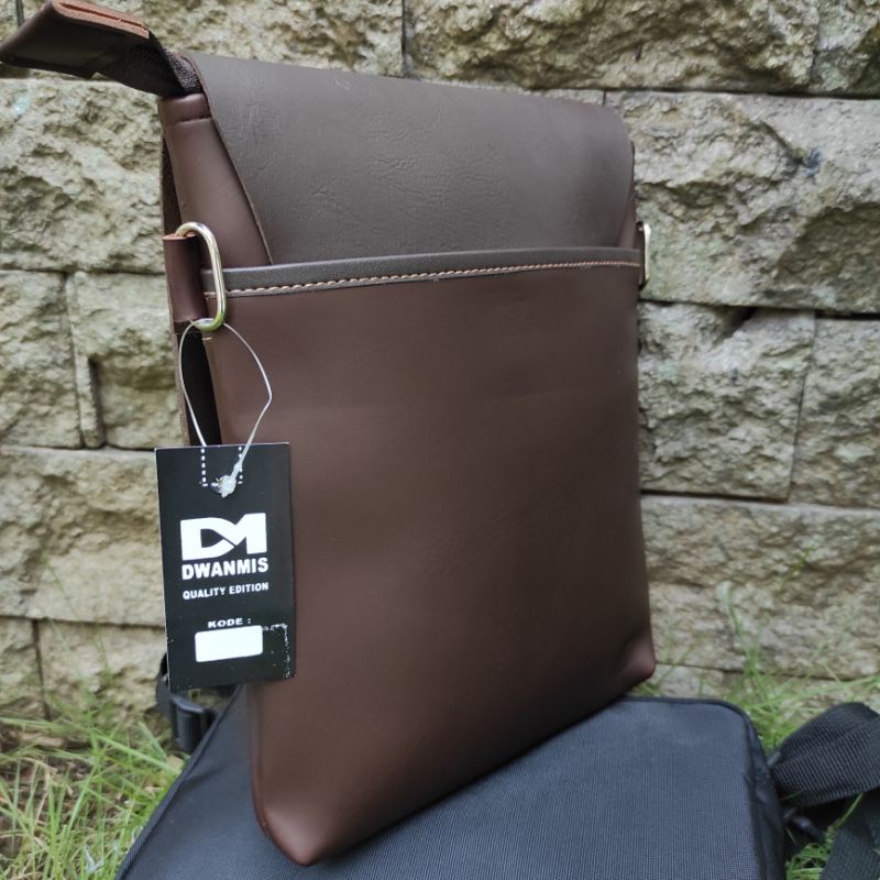 Original Produk | Tas Pria Kantor Exclusive Brown | Tas Kantor Selempang Pria Premium Class