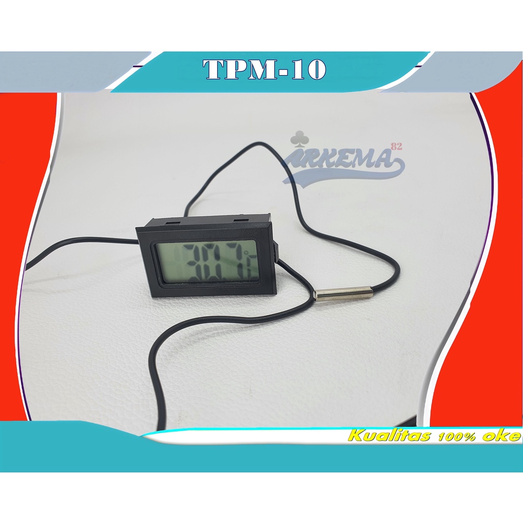 ALAT UKUR SUHU | PENGUKUR TEMPERATURE RUANGAN / AQUARIUM | THERMO DIGITAL / THERMOMETER TPM-10