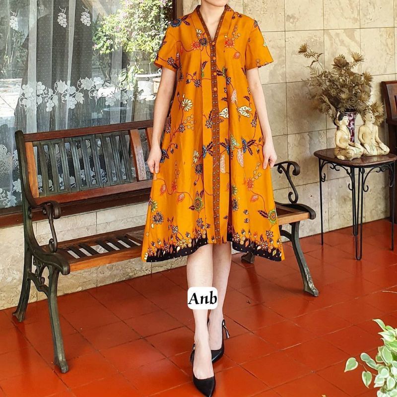 dress batik modern dress batik kekinian