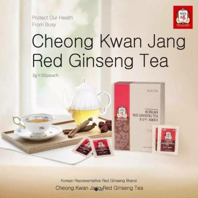 

TERBARU KOREAN RED GINGSENG TEA CHEONG KWAN JANG - 10 SACHET BUMBU & BAHAN MASAKAN MAKANAN & MINUMAN