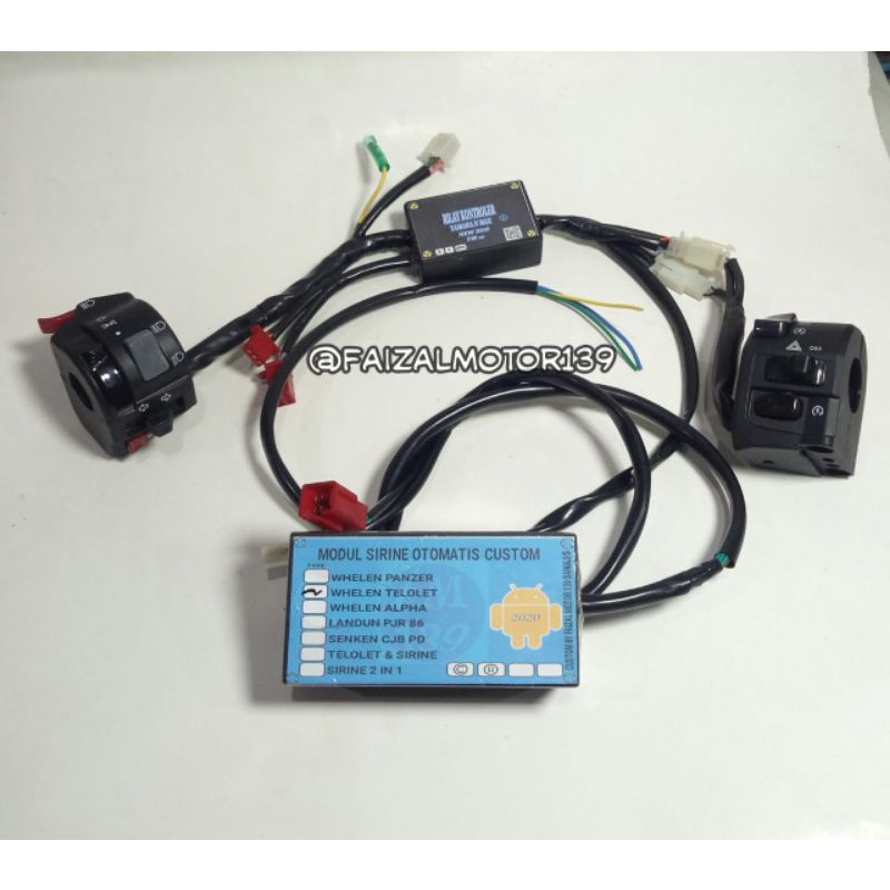 SIRINE OTOMATIS NMAX HOLDER SAKLAR VIXION LEXI