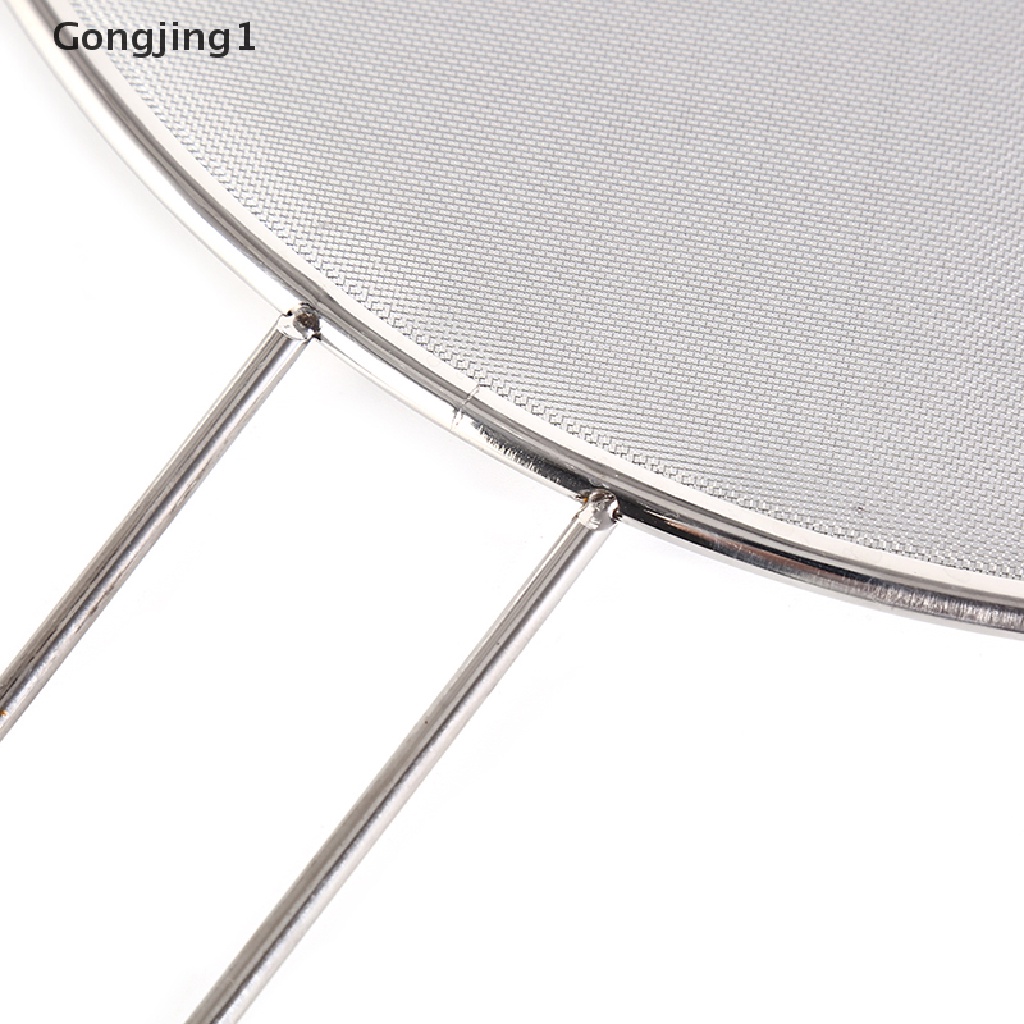 Gongjing1 1pc Tutup Panci Penggorengan Anti Tumpah / Minyak Bahan stainless steel