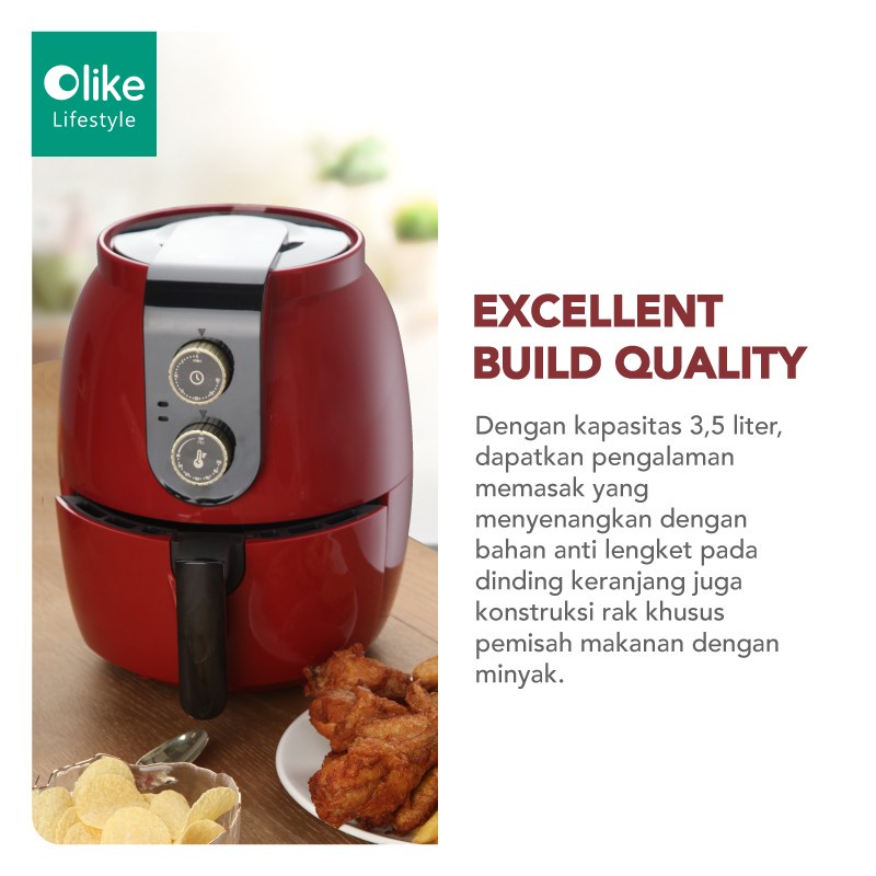 Olike Air Fryer - Penggorengan Tanpa Minyak