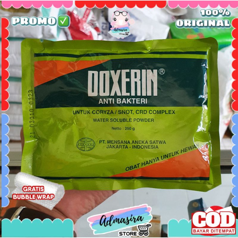 DOXERIN 250 gram anti Bakteri Coryza dan CRD Complex Mensana