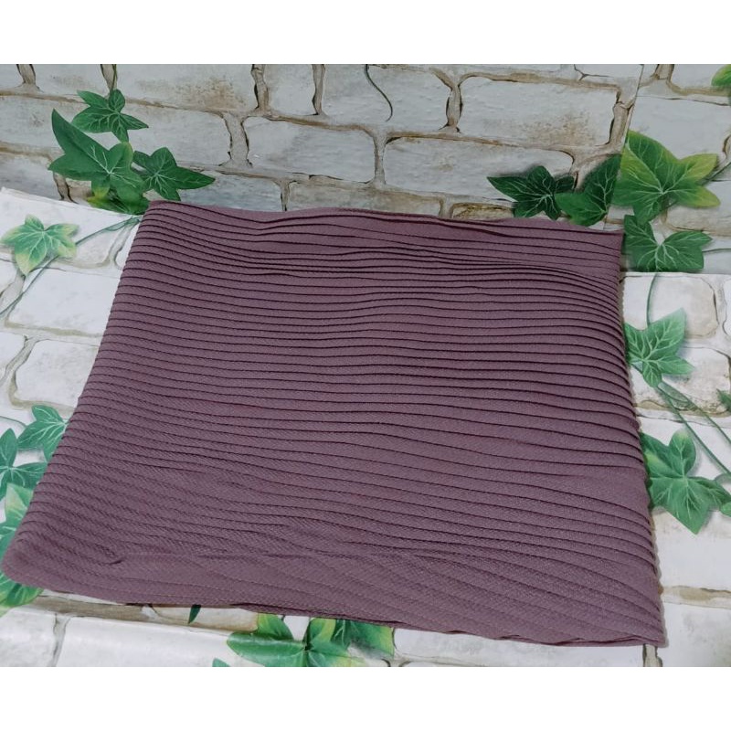 HIJAB SEGIEMPAT PLISKET BELLA SQUERE POLOS /HIJAB PLISKET/COD-Taro