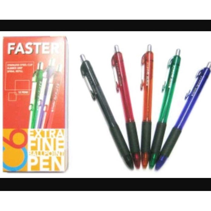 

Bolpoin Faster C-6 Hitam