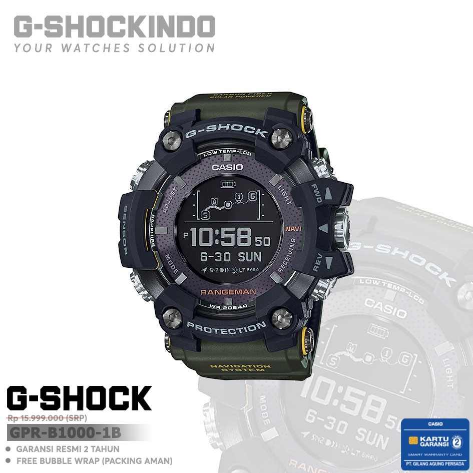 Casio G-shock GPR-B1000-1B / GPR-B1000-1BDR Original