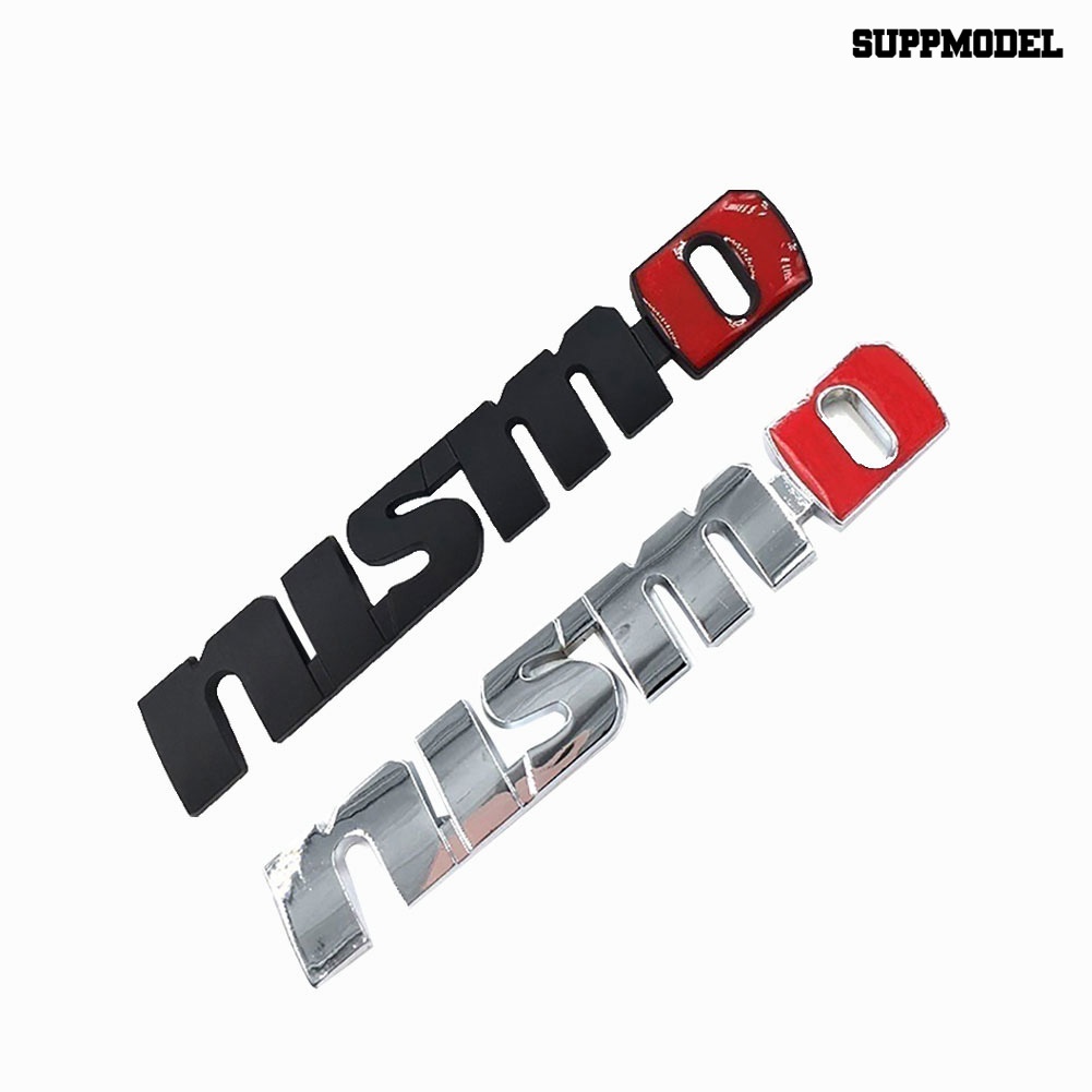 Sl Stiker Emblem / Badge Tulisan NISMO Bahan Metal Untuk Gril Depan Mobil