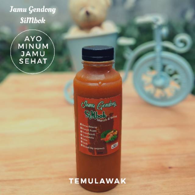 

Bakul Mbok Mbo-Jamu Herbal Gendong SiMbok TEMULAWAK Tradisional Khas Indonesia Sehat Murah