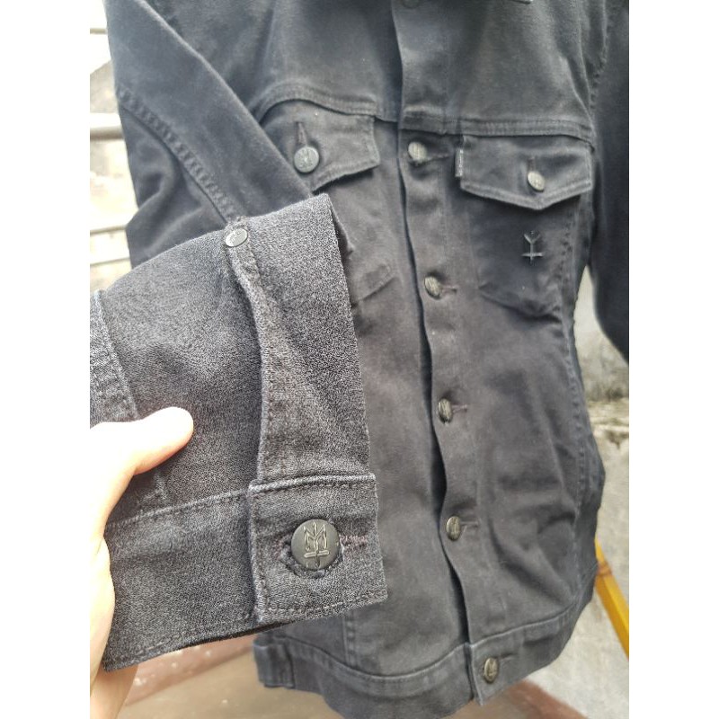 Trucker Jacket Jeans Denim Maternal Disaster & Topi Eastern Wolves