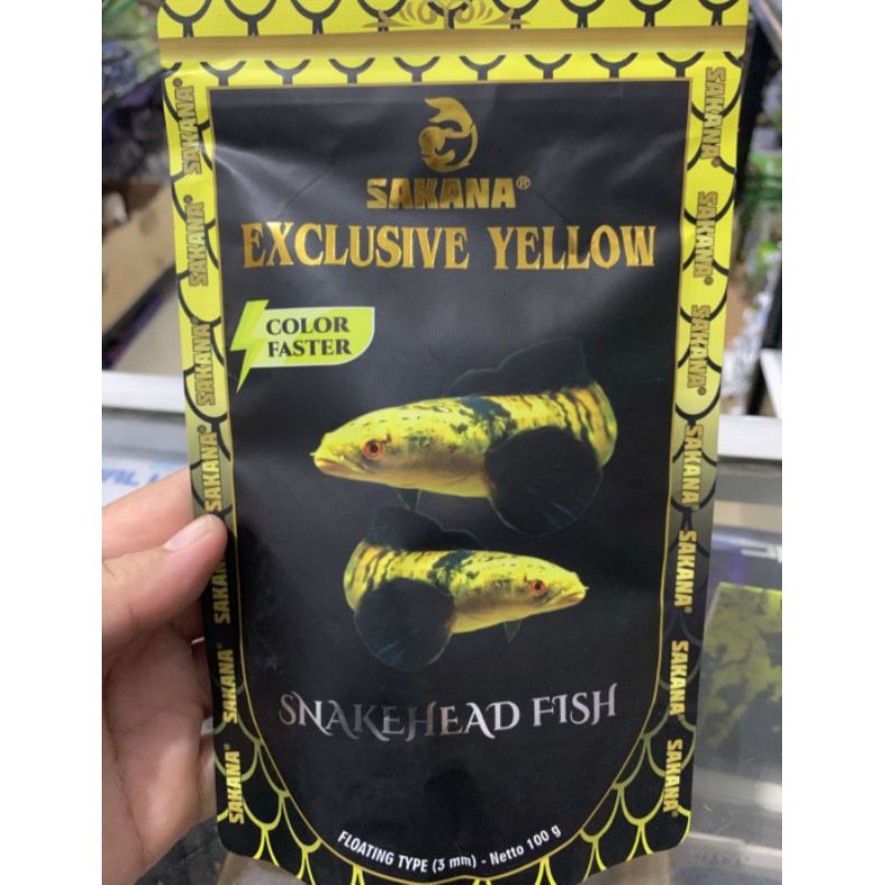 

PELET SAKANA YELLOW EXCLUSIF